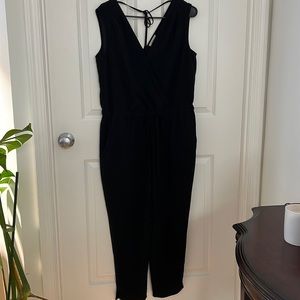 LOFT • black jumpsuit (MP)
